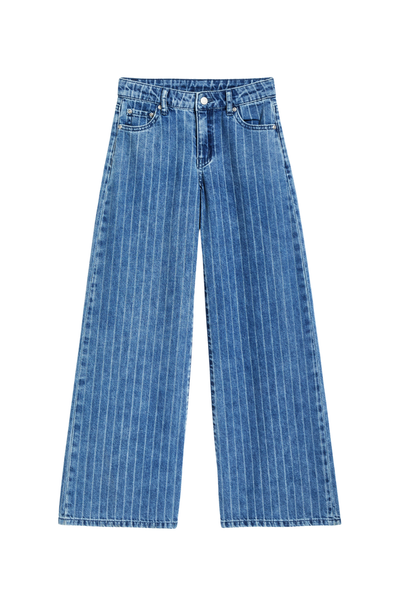 Heart Patch Pocket Wide Leg