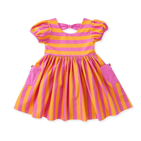 Orange Sherbet Pocket Dress