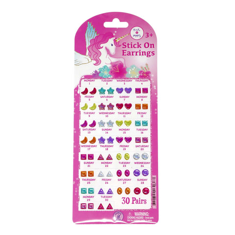 PP 30 Pairs Stick On Earrings