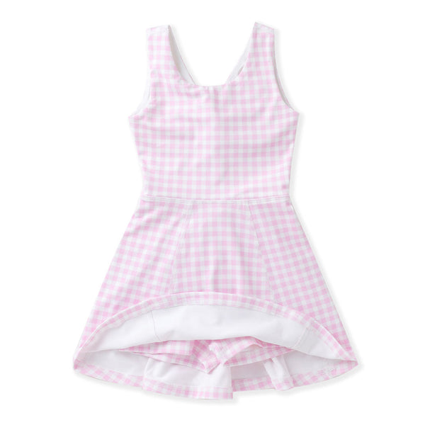 Tennis Tank Pink Gingham Dress