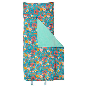 SJ All Over Nap Mat Turquoise Floral