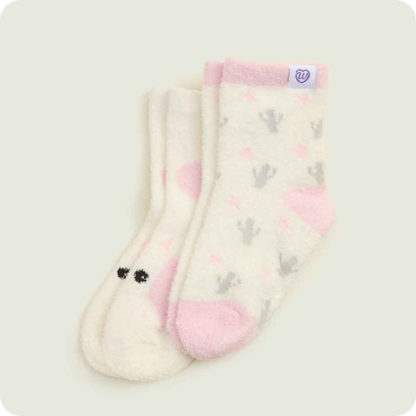 Warmies Strawberry Cow Kids Sock Set