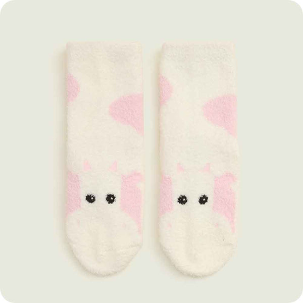 Warmies Strawberry Cow Kids Sock Set