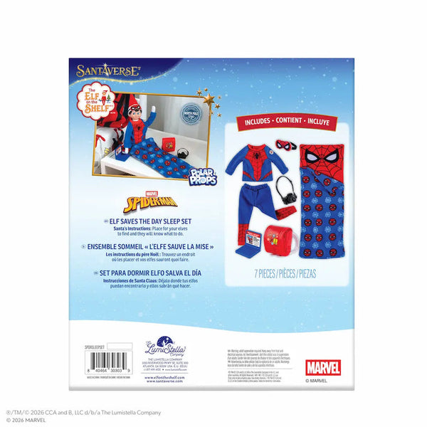 Marvel Spider-Man Elf Saves the Day Super Hero Sleep Set | Polar Props®