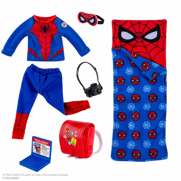 Marvel Spider-Man Elf Saves the Day Super Hero Sleep Set | Polar Props®