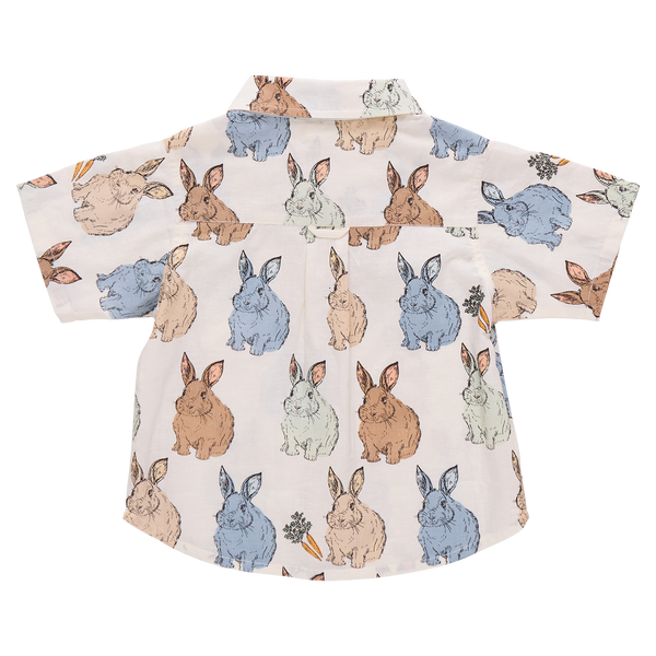 JACK SHIRT - BLUE VINTAGE BUNNIES