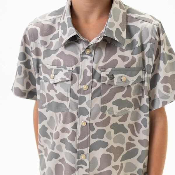 Classic Deer Camo Performance Western Shirt