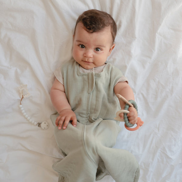 Mushie Teething Ring - Dino