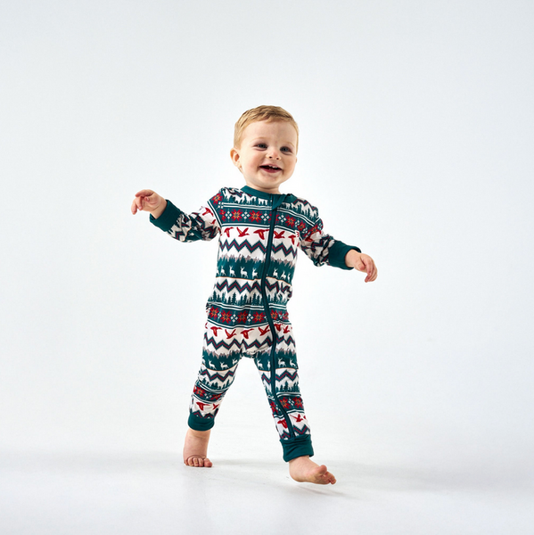 Christmas Baby Zip Up