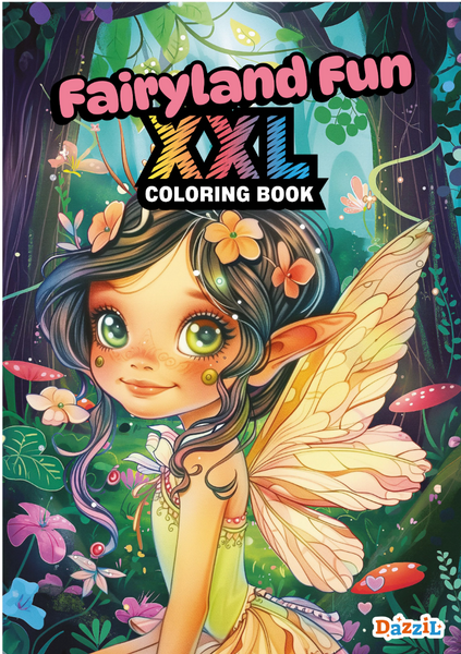 Giant Coloring Book - Fairyland Fun