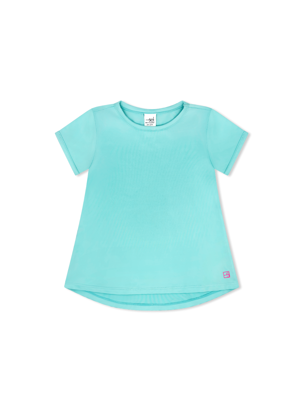 Bridget Basic Tee - Totally Turquoise