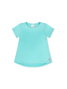 Bridget Basic Tee - Totally Turquoise