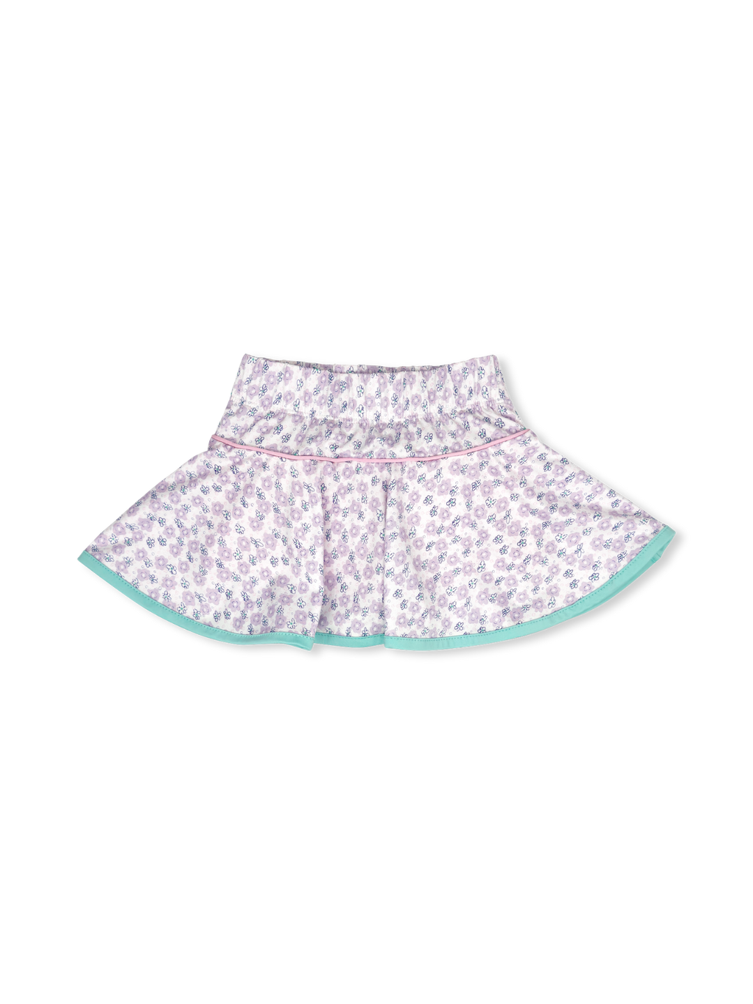 Quinn Skort - Blissful Blooms, Totally Turquoise, Cotton Candy Pink