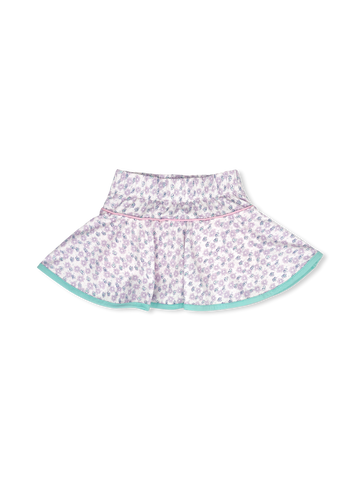 Quinn Skort - Blissful Blooms, Totally Turquoise, Cotton Candy Pink