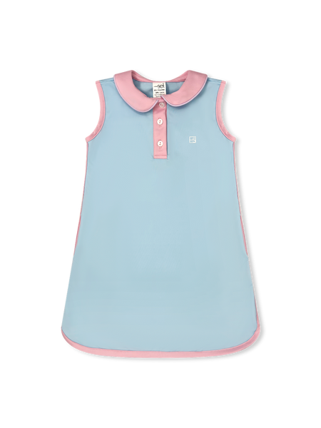 Presley Dress-Cotton Candy Blue, Cotton Candy Pink