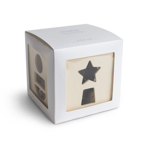 Mushie Shape Sorting Box - Tan