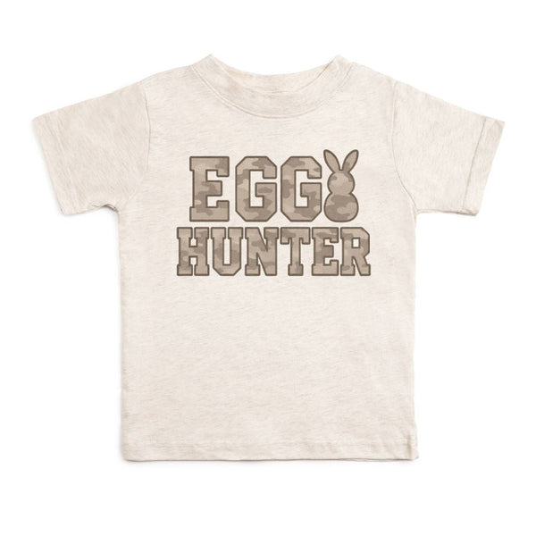 Egg Hunter Camo Easter Short Sleeve T-Shirt - Natural Heather