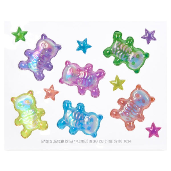 Skeleton Gummy Bears Stickers