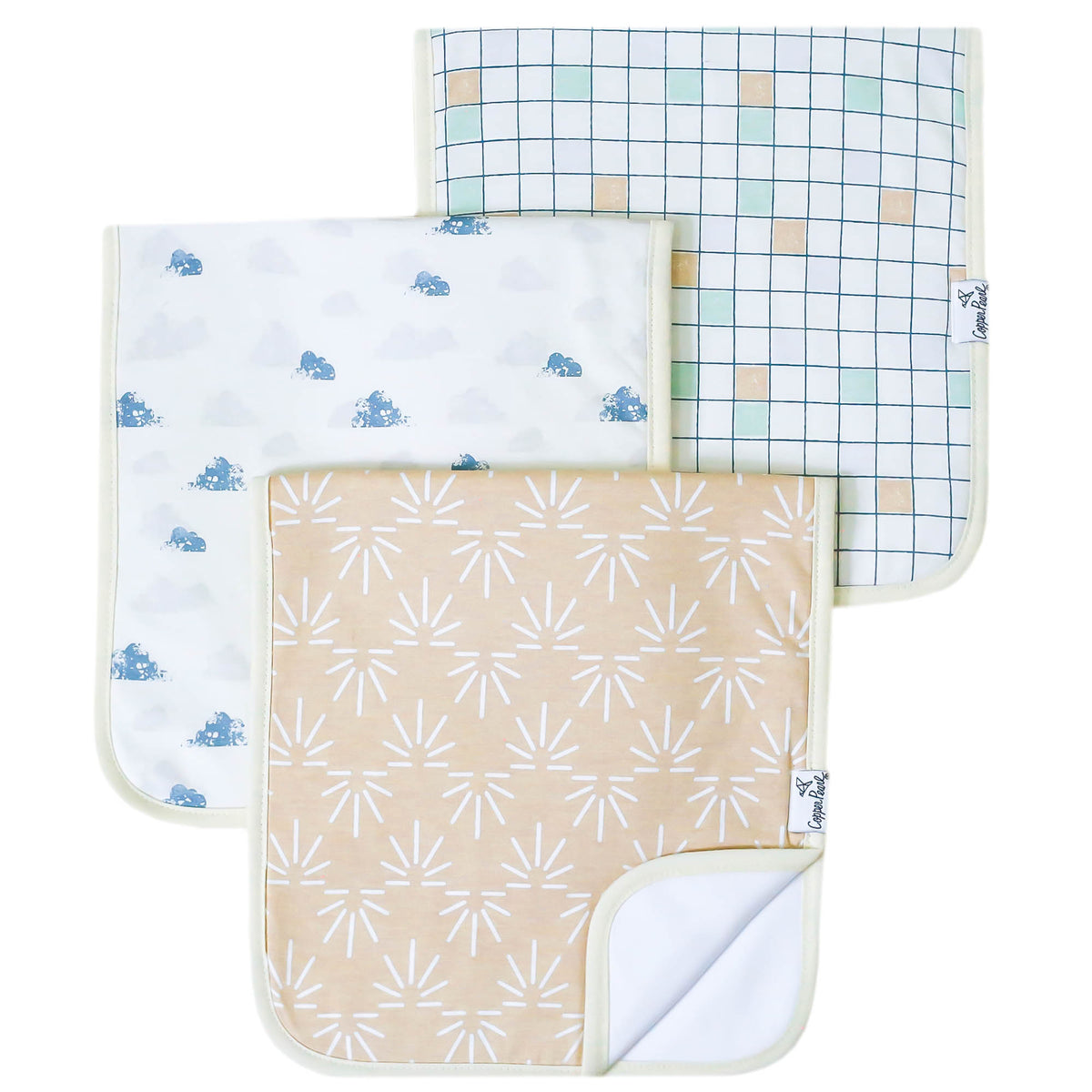 Burp Cloth Set - Sol