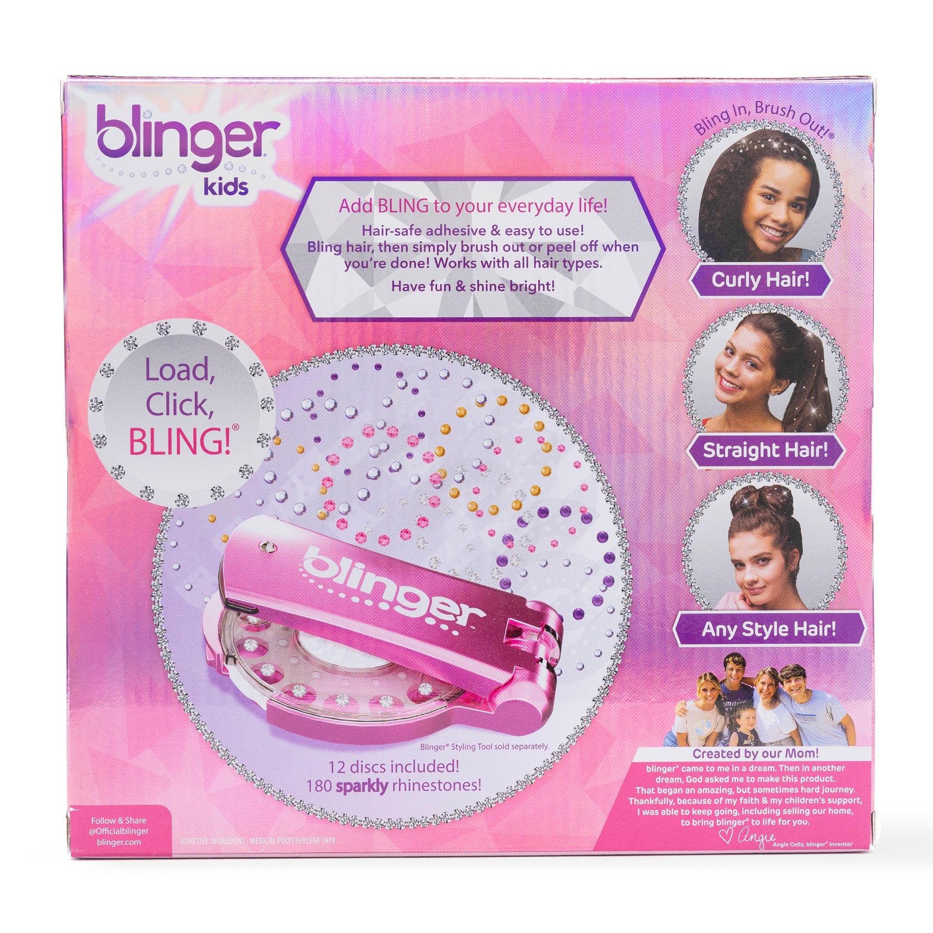 Blinger Kids Sparkle Collection Refill Packs – 4 Kids Only