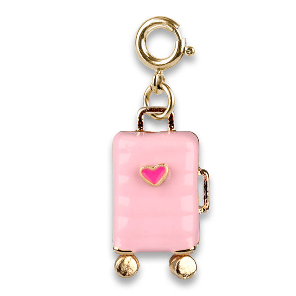 Charm It Gold Suitcase Charm