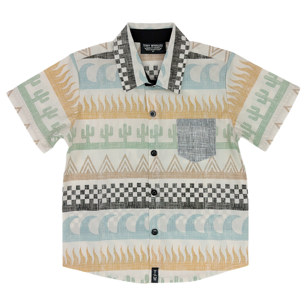 Surf And Turf Button Up