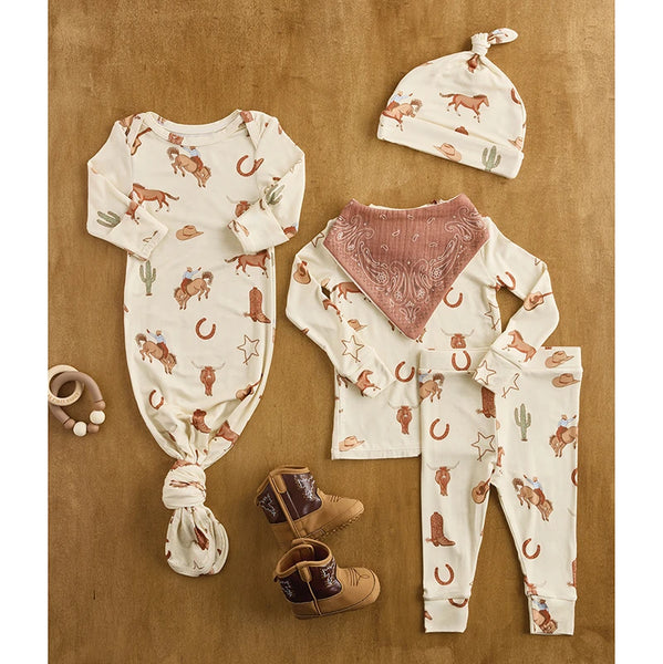 Stephan Baby Knotted Hat - Cowboy