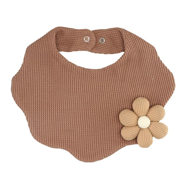 Stephan Baby Bib - Scalloped Flower