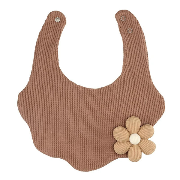 Stephan Baby Bib - Scalloped Flower