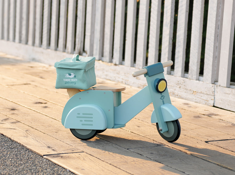 Tender Leaf Delivery Scooter