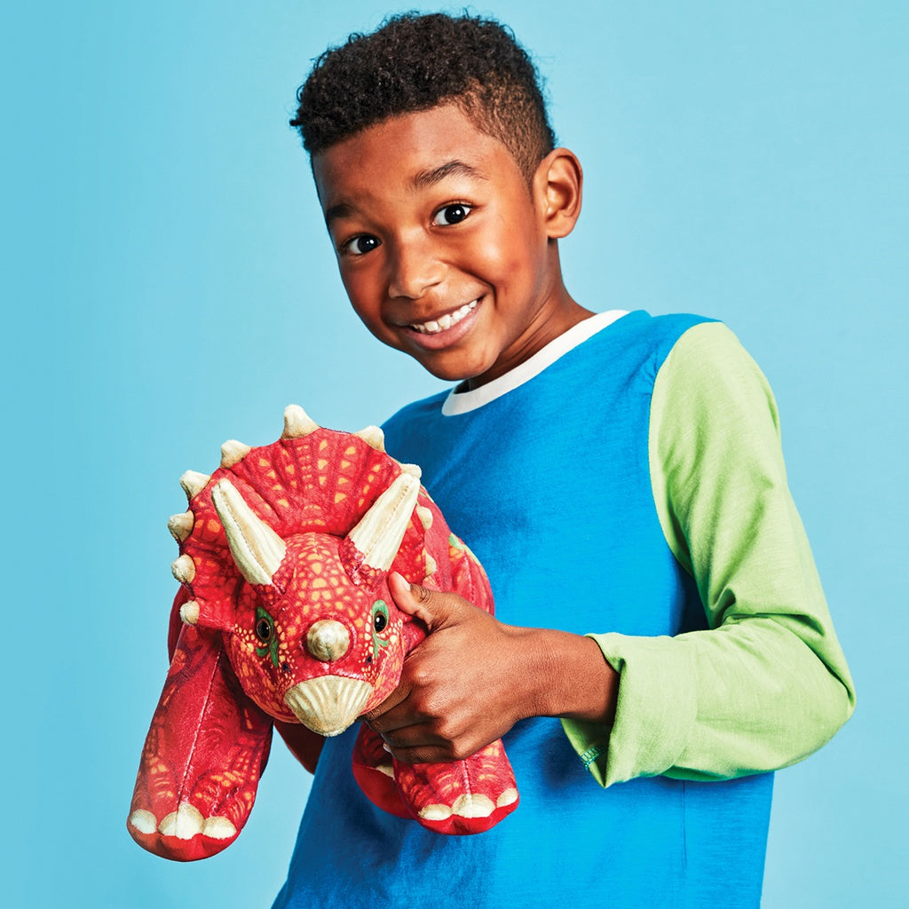 IS Triceratops Fleece Stuffed Animal