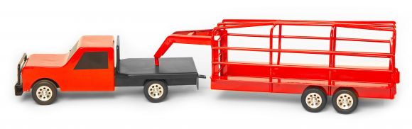 LBT Gooseneck Ranch Trailer Red