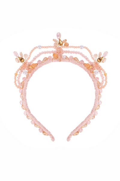 Great Pretenders Blushing Crystals Beaded Tiara 91221