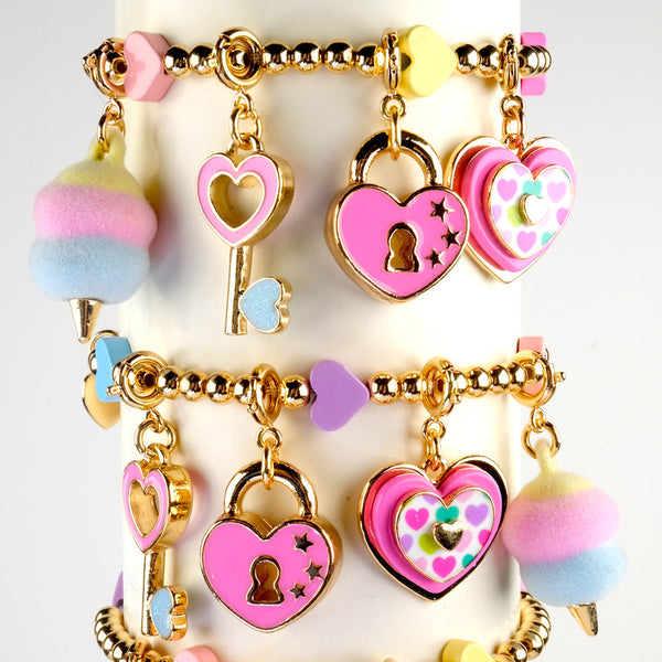 Charm It Gold Cotton Candy Charm