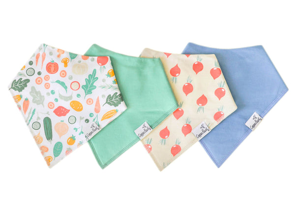 Baby Bandana Bib - Veggies