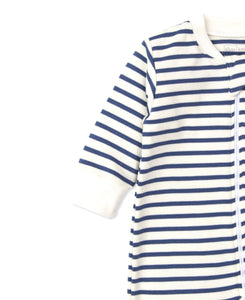 Kissy Love Basics Stripes Zip Footie