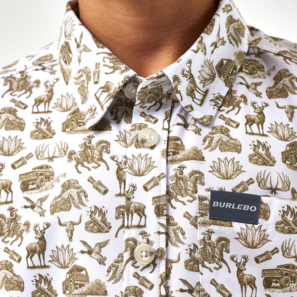 Into The Wild Performance Button Up