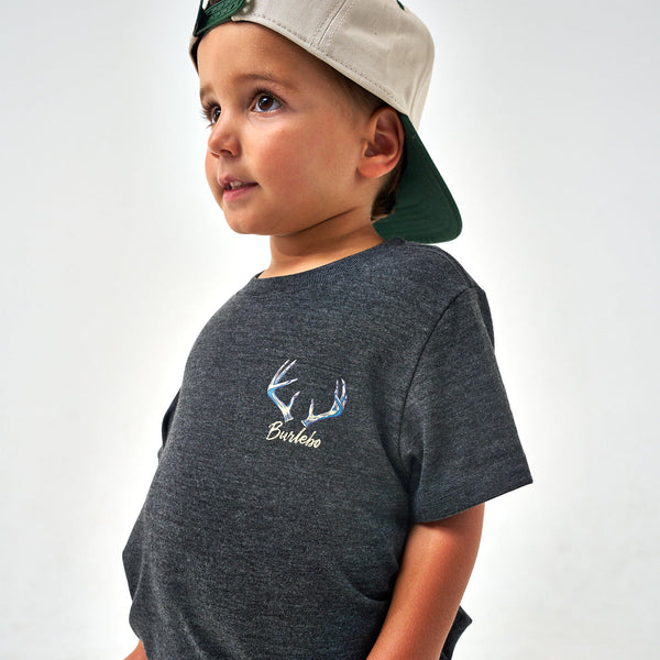 Whitetail Season - Heather Black Tee