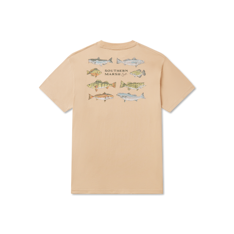 Audubon Tan Southern Swimmers Tee