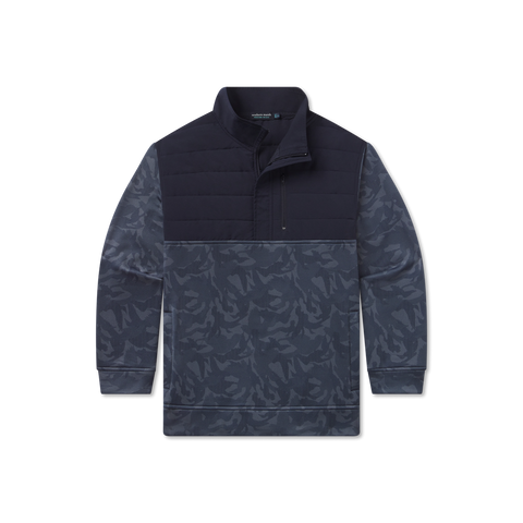 Harris Stretch Pullover-Navy Duck