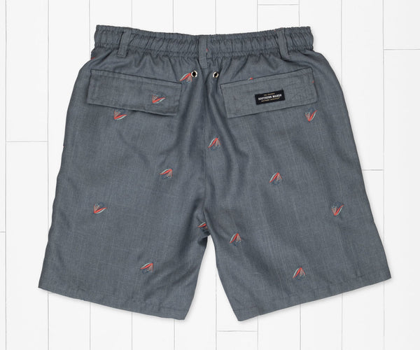 Chambray Fly Dockside Swim Trunk