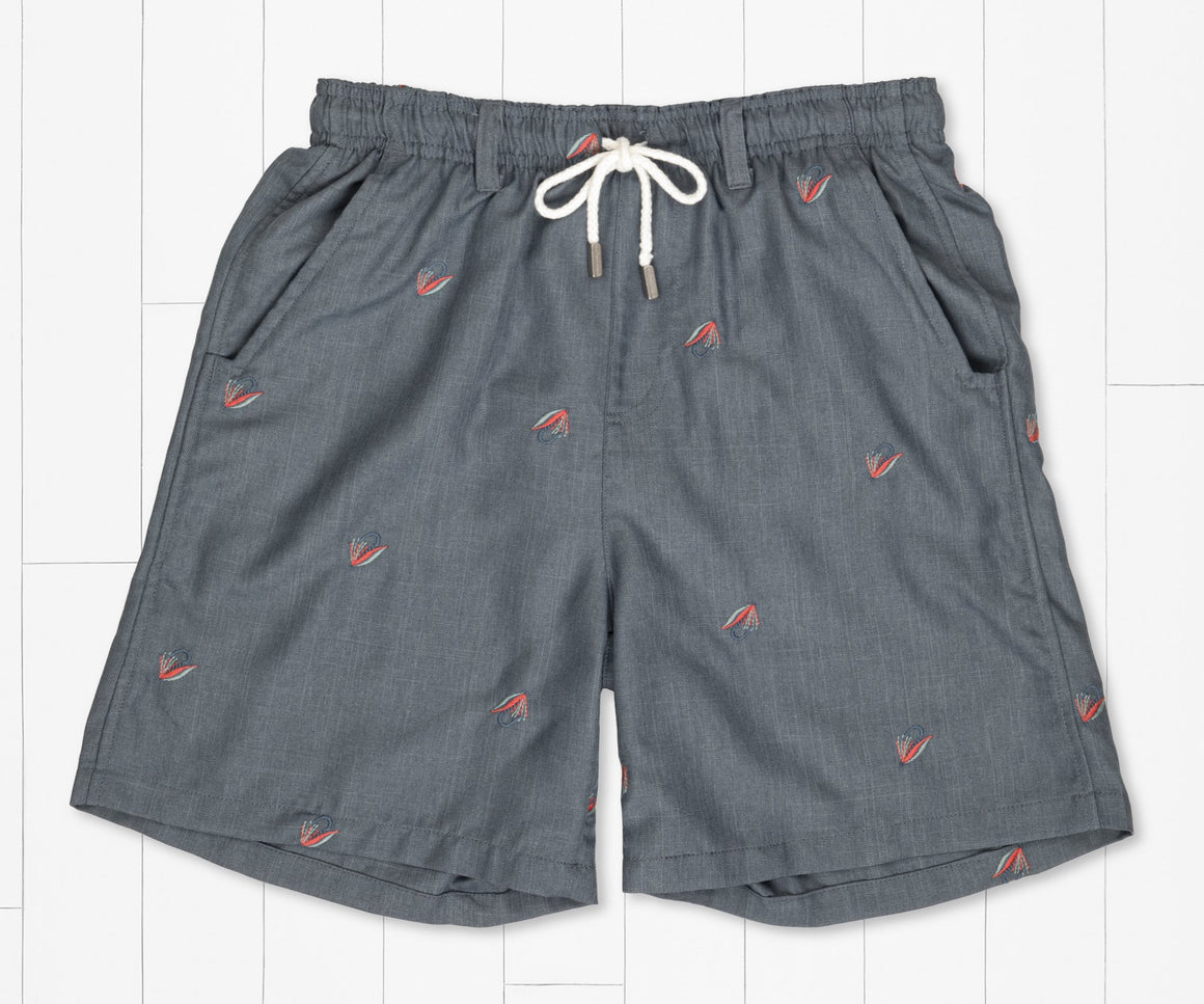 Chambray Fly Dockside Swim Trunk