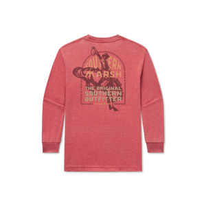 Rodeo Rider Seawash Long Sleeve Pocket Tee