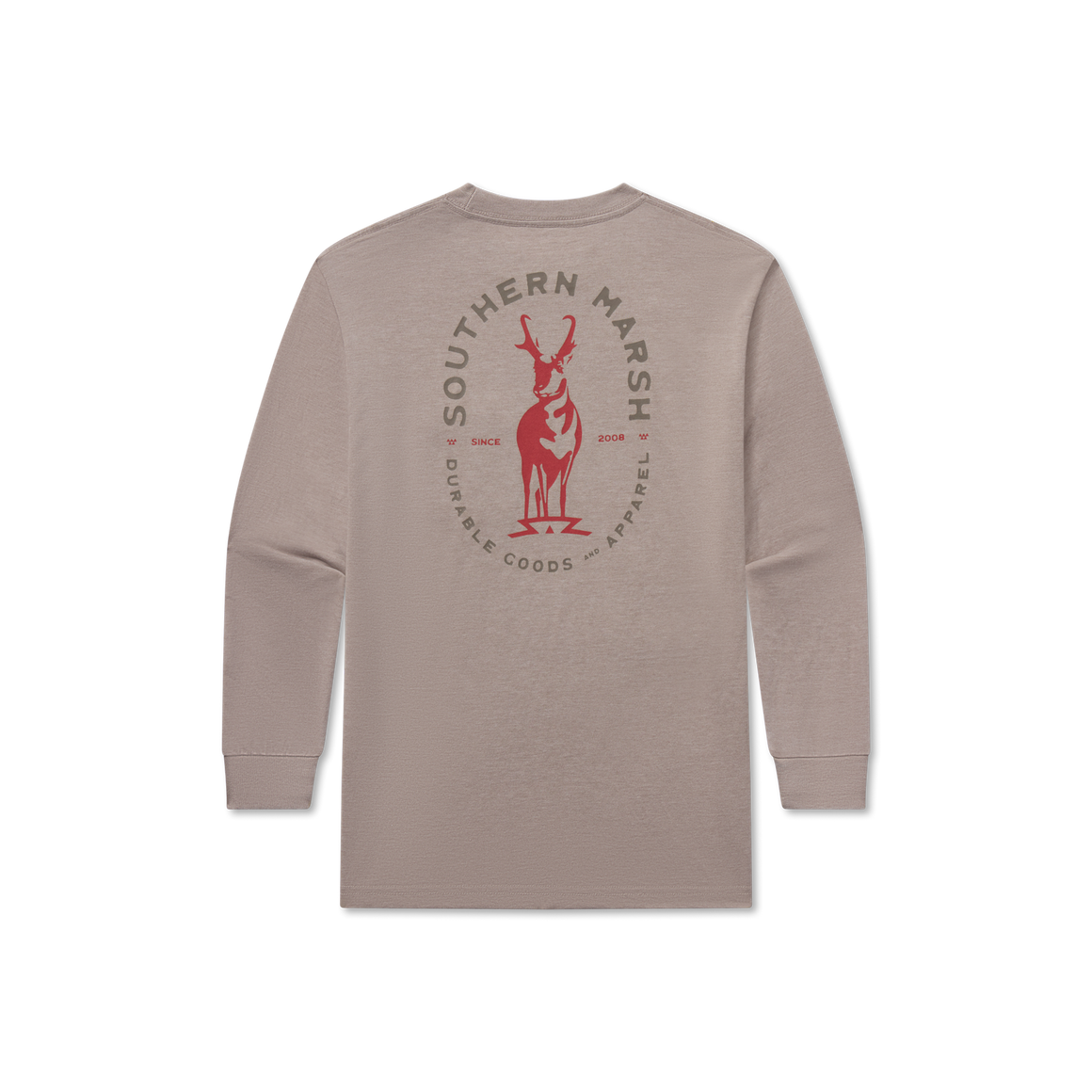 Stag Burnt Taupe Seawash Pocket Tee