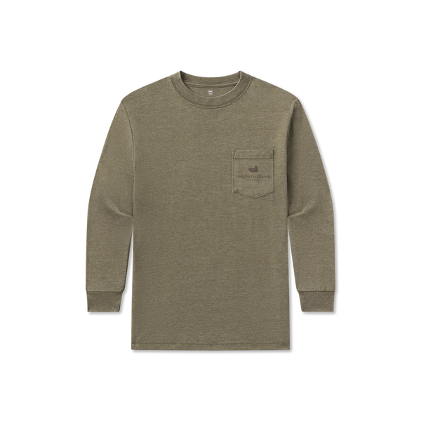 SEAWASH Long Sleeve Tee Rut- Dark Olive