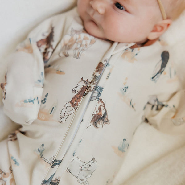 Montana Zip-Up Footie