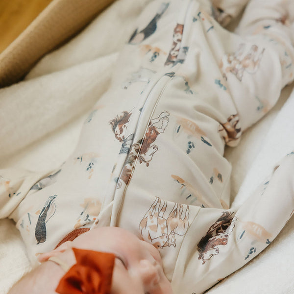 Montana Zip-Up Footie