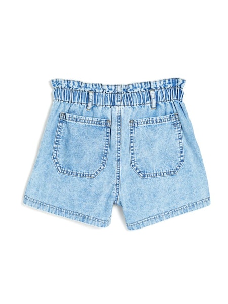 Indigo Paper Bag Short