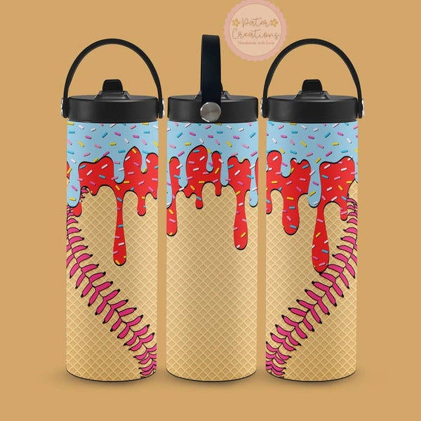 Drip and Dip Ice Cream Metal Tumbler