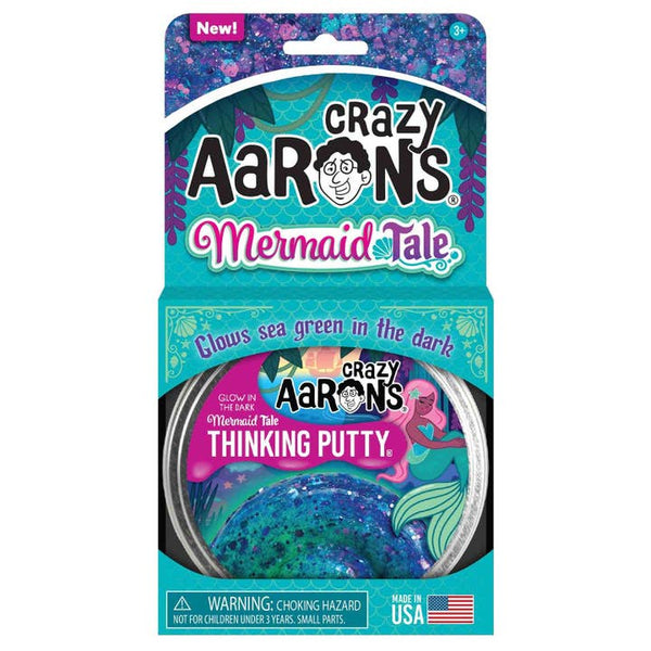 Mermaid Tale - Full Size 4" Thinking Putty Tin